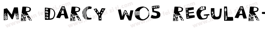 mr darcy wO5 regular字体转换